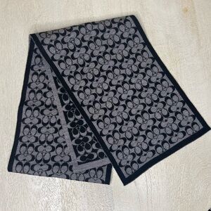 Coach Merino Wool Reversible Scarf